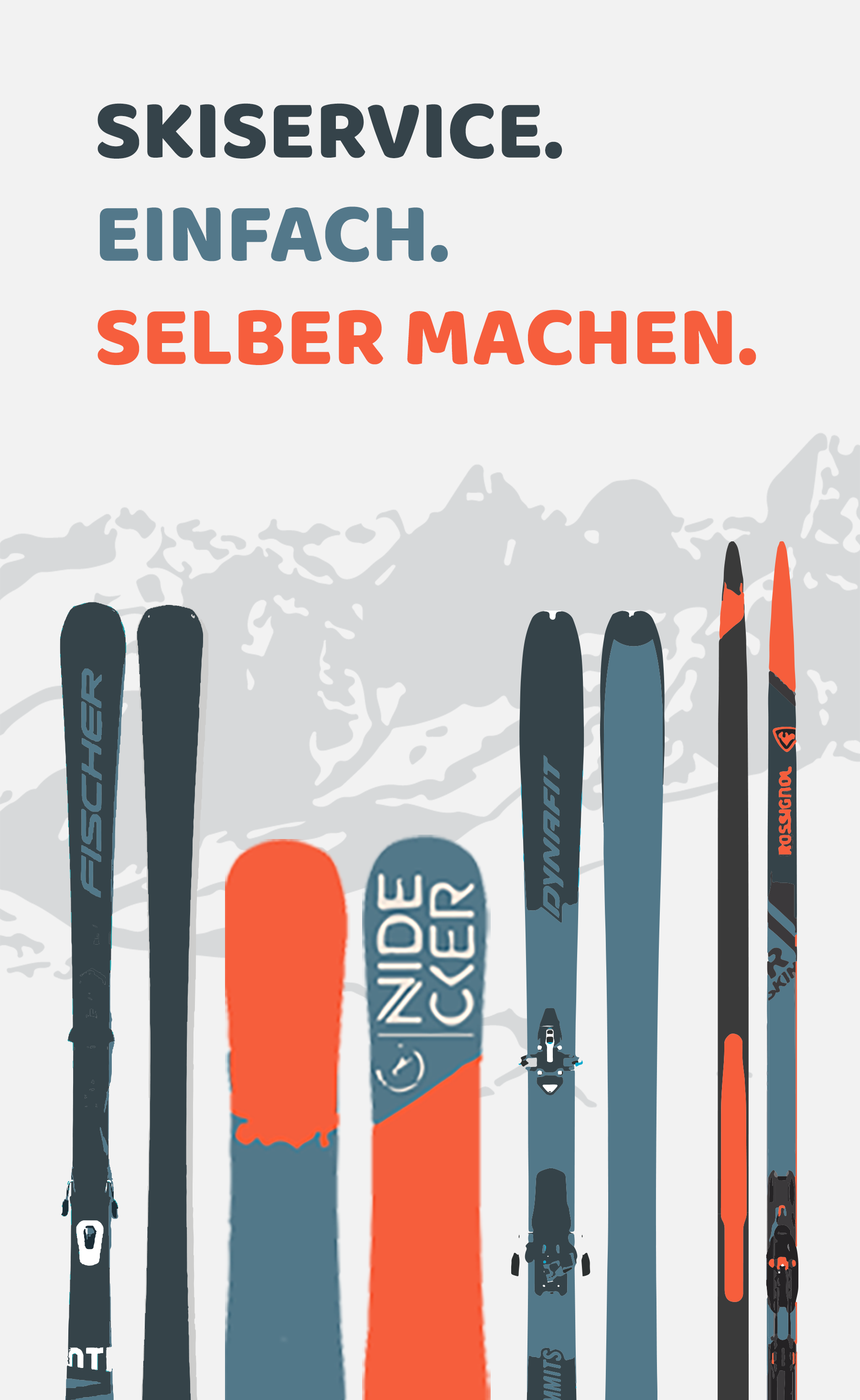 Ski Straps - Ski Halterung & Fixierung