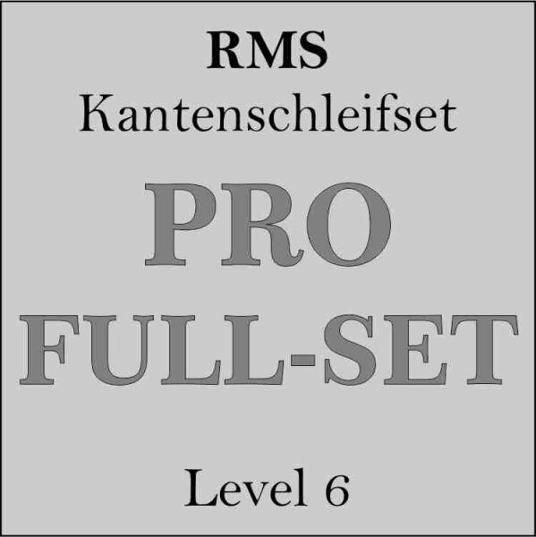 RMS Skikanten-Schleifset PRO FULL-SET LV6 Ski+Board 14-teilig