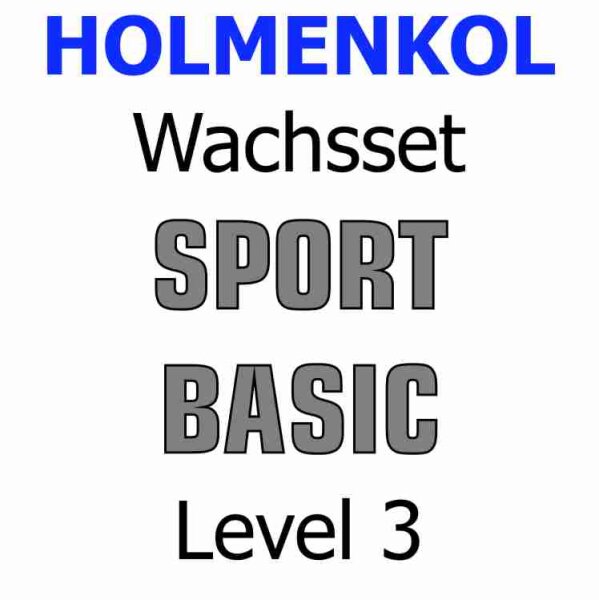 Holmenkol Wachsset SPORT BASIC LV2 Universal 6-teilig