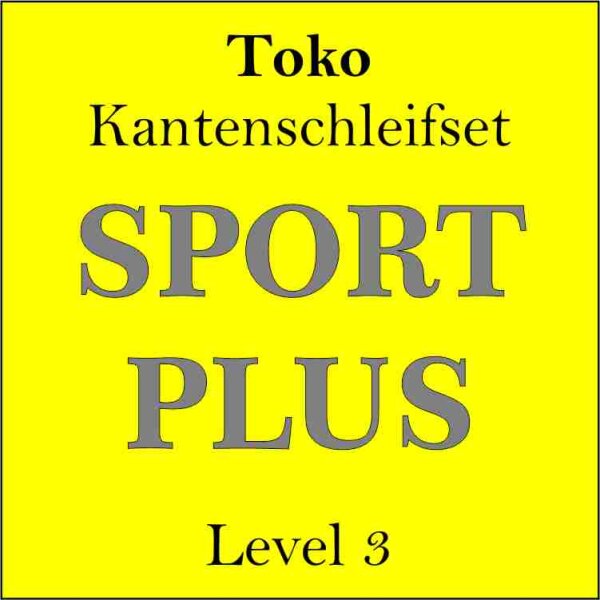 Toko Skikanten-Schleifset SPORT PLUS LV3 Ski+Board 5-teilig