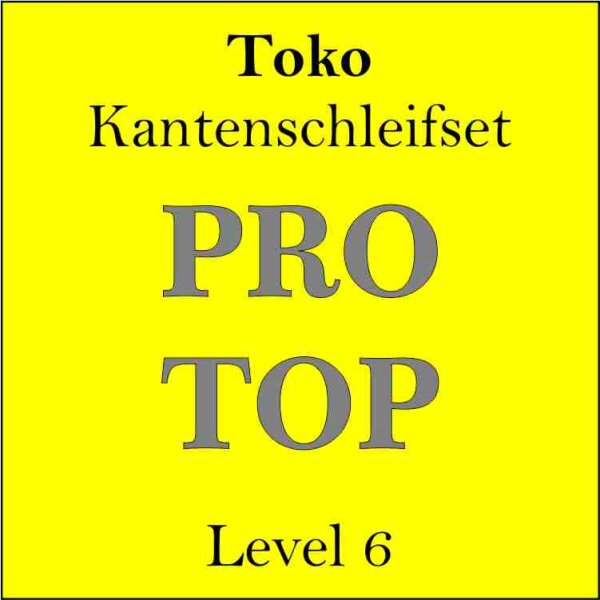 Toko Skikanten-Schleifset PRO TOP LV6 Ski+Board 13-teilig