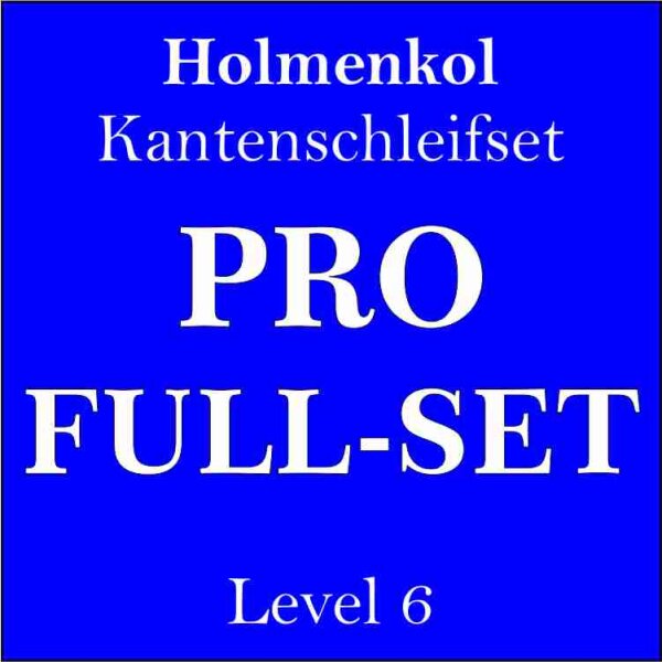 Holmenkol Skikanten-Schleifset PRO FULL-SET LV6 Ski+Board 14-teilig