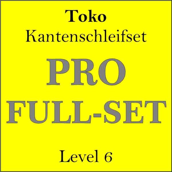 Toko Skikanten-Schleifset PRO FULL-SET LV6 Ski+Board 14-teilig