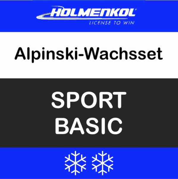 Holmenkol Wachsset SPORT BASIC LV2 Alpinski 8-teilig