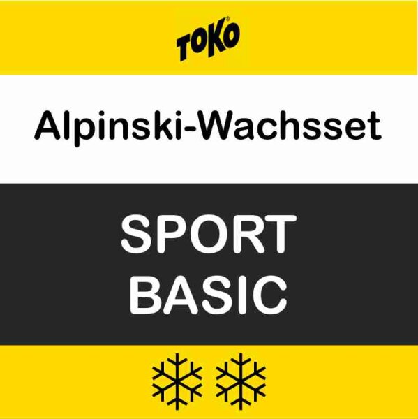 Toko Wachsset SPORT BASIC LV2 Alpinski 8-teilig