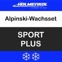 Holmenkol Wachsset SPORT PLUS LV2 Alpinski 10-teilig