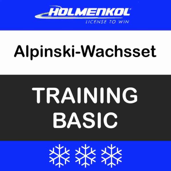 Holmenkol Wachsset TRAINING BASIC LV3 Alpinski 9-teilig