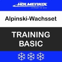 Holmenkol Wachsset TRAINING BASIC LV3 Alpinski 9-teilig