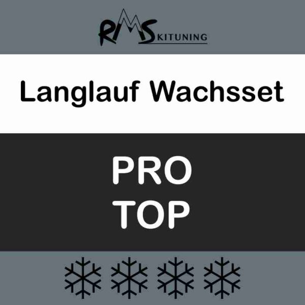 RMS Langlauf-Wachset PRO TOP LV4 Skating 13-teilig