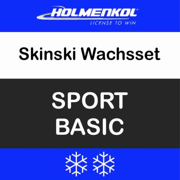 Holmenkol Langlauf-Wachset SPORT BASIC LV2 Skin 12-teilig