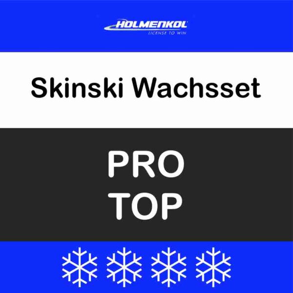 Holmenkol Langlauf-Wachset PRO TOP LV4 Skin 15-teilig