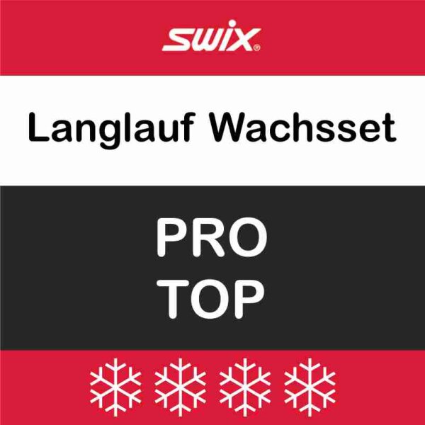 Swix Langlauf-Wachset PRO TOP LV4 Skating 14-teilig