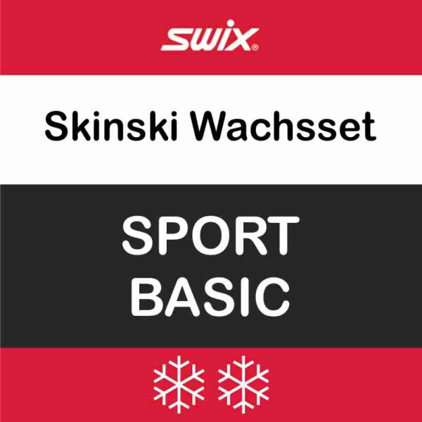 Swix Langlauf-Wachset SPORT BASIC LV2 Skin 13-teilig