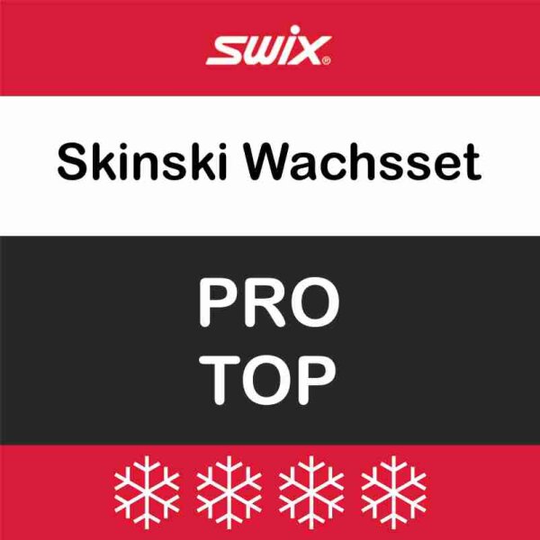 Swix Langlauf-Wachset PRO TOP LV4 Skin 16-teilig