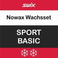 Swix Langlauf-Wachset SPORT BASIC LV2 Nowax 12-teilig